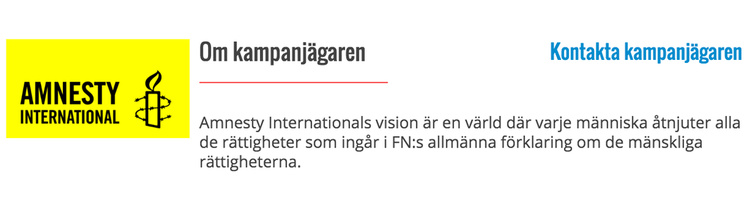 Kontakta kampanj&auml;garen